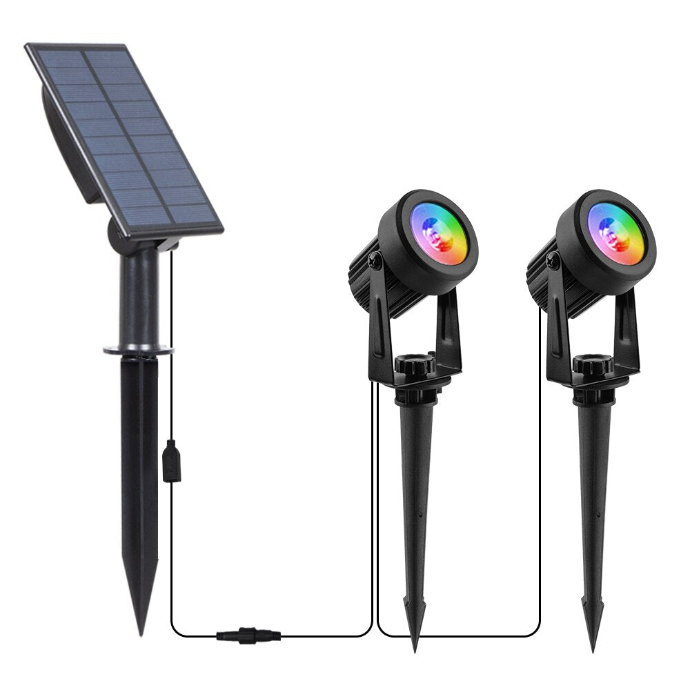 Solar Spotlight Vanntett IP65 Solar Powered LED