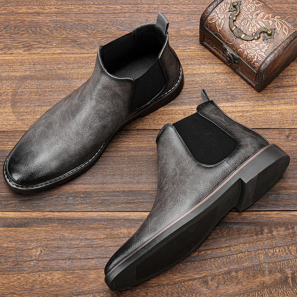 Paul: Retro Chelsea Boots - Comfortabel, handgemaakt modeschoeisel | Winter&Herfst