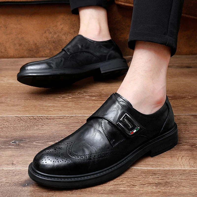 Chaussures d'affaires en cuir TitanCraft pour hommes