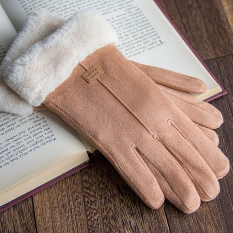 Gants d'hiver classiques en polaire