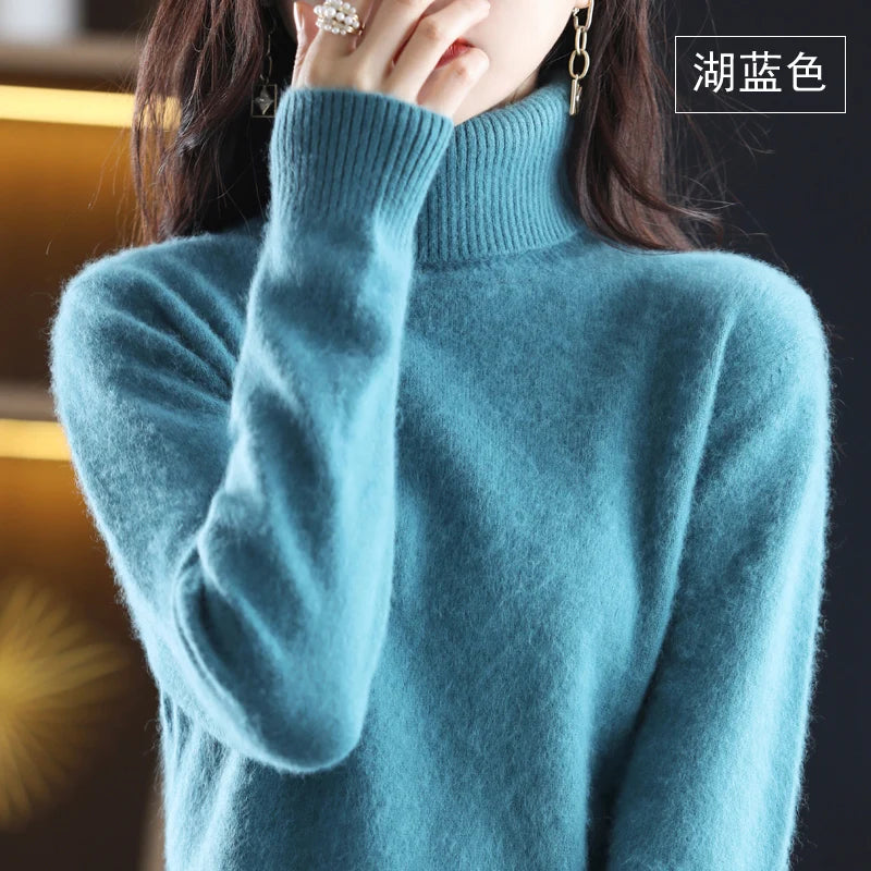 Sinead: Japanese-knit 100% Cashmere Sweater for women: autum&winter essential