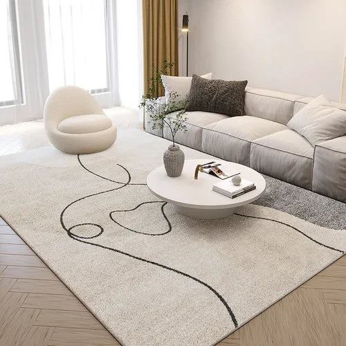 Winnie Luxe Nordic Plush Rug – Cozy & Elegant Home Décor