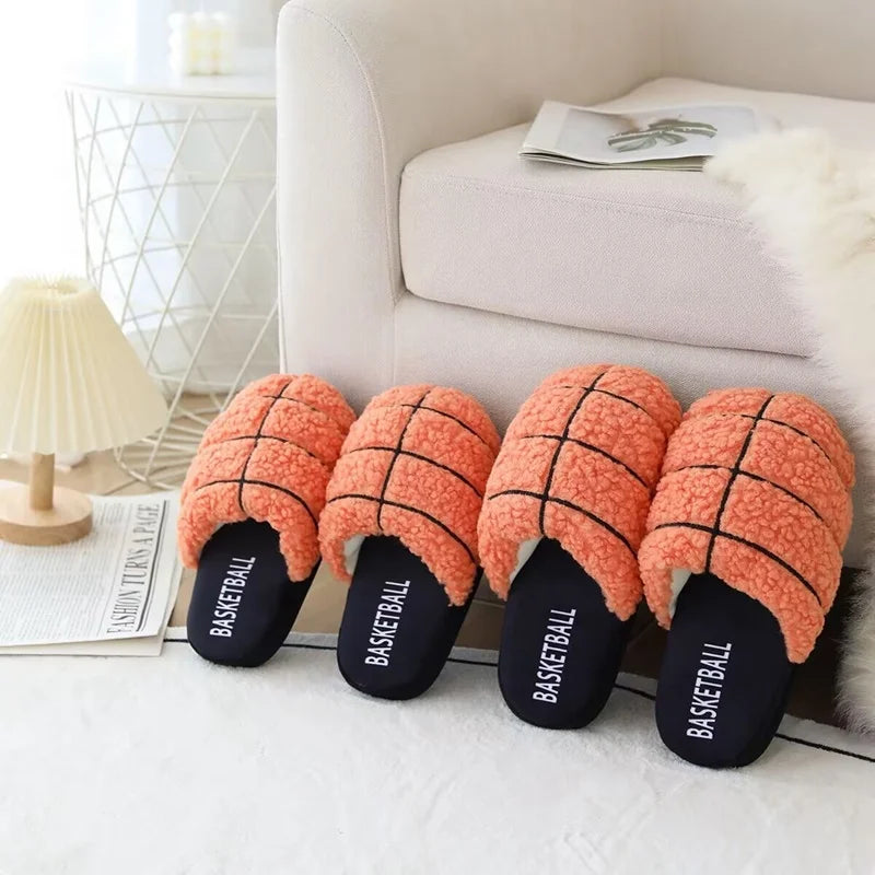 Alphi Cozy Ball Slippers - Soft Plush Indoor Winter Shoes