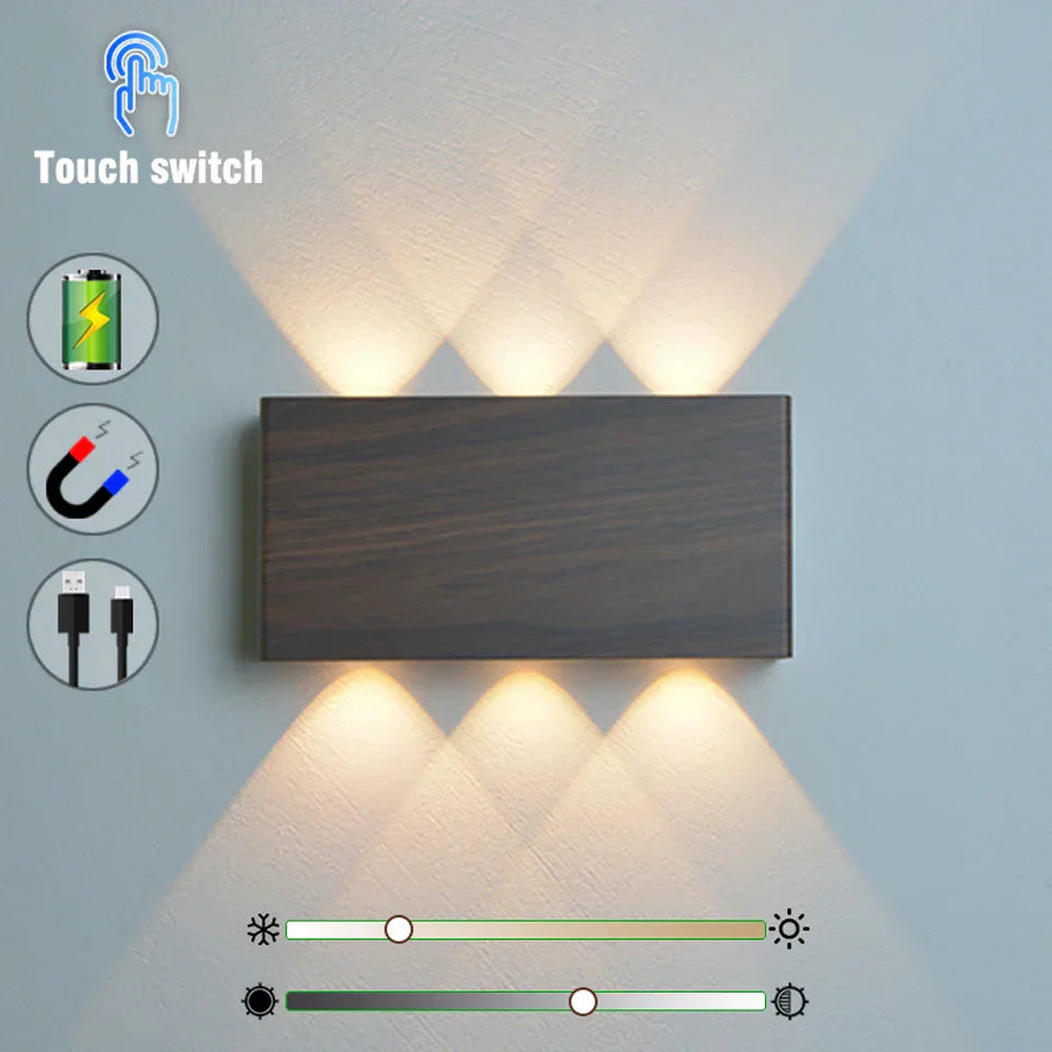 Touch oplaadbare wandlamp