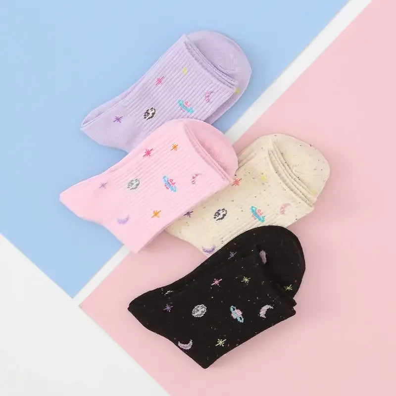 Chaussettes en coton cosmique