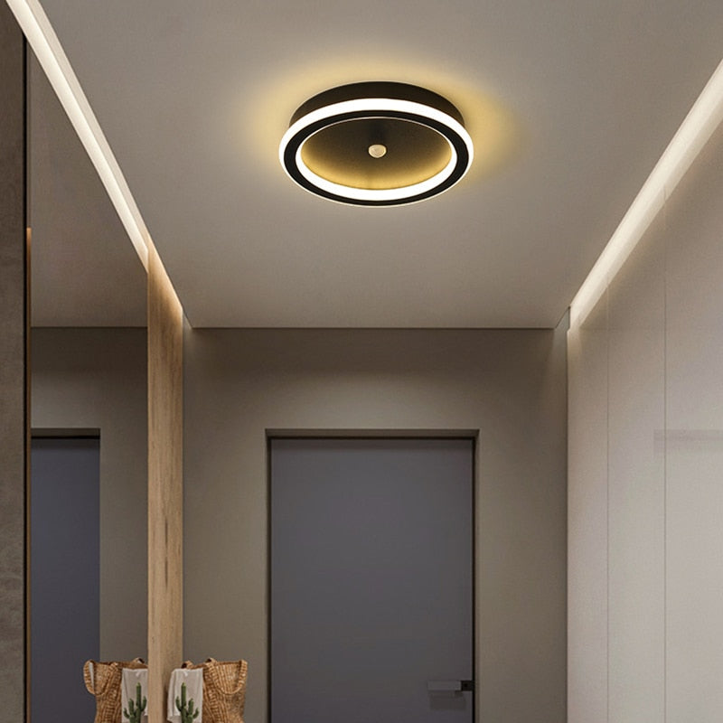 Plafonnier LED avec capteur de mouvement PIR humain, pour couloir de chambre à coucher