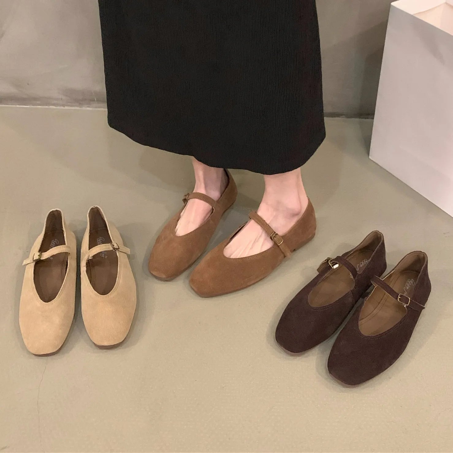 Leika Spring Women Flats – Slip-on balletsko i blødt læder til afslappet