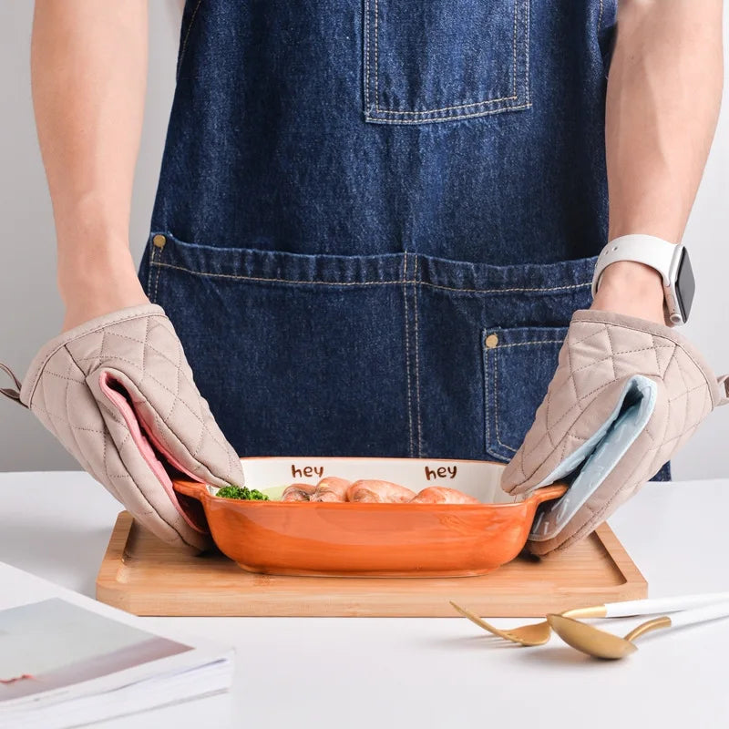 Manoplas de sílice para horno