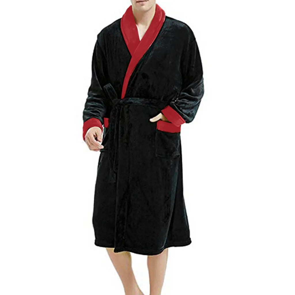 GentleTouch - Peignoir/robe de chambre chaud pour homme