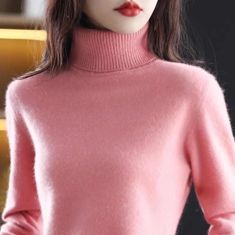 Sinead: Japanese-knit 100% Cashmere Sweater for women: autum&winter essential