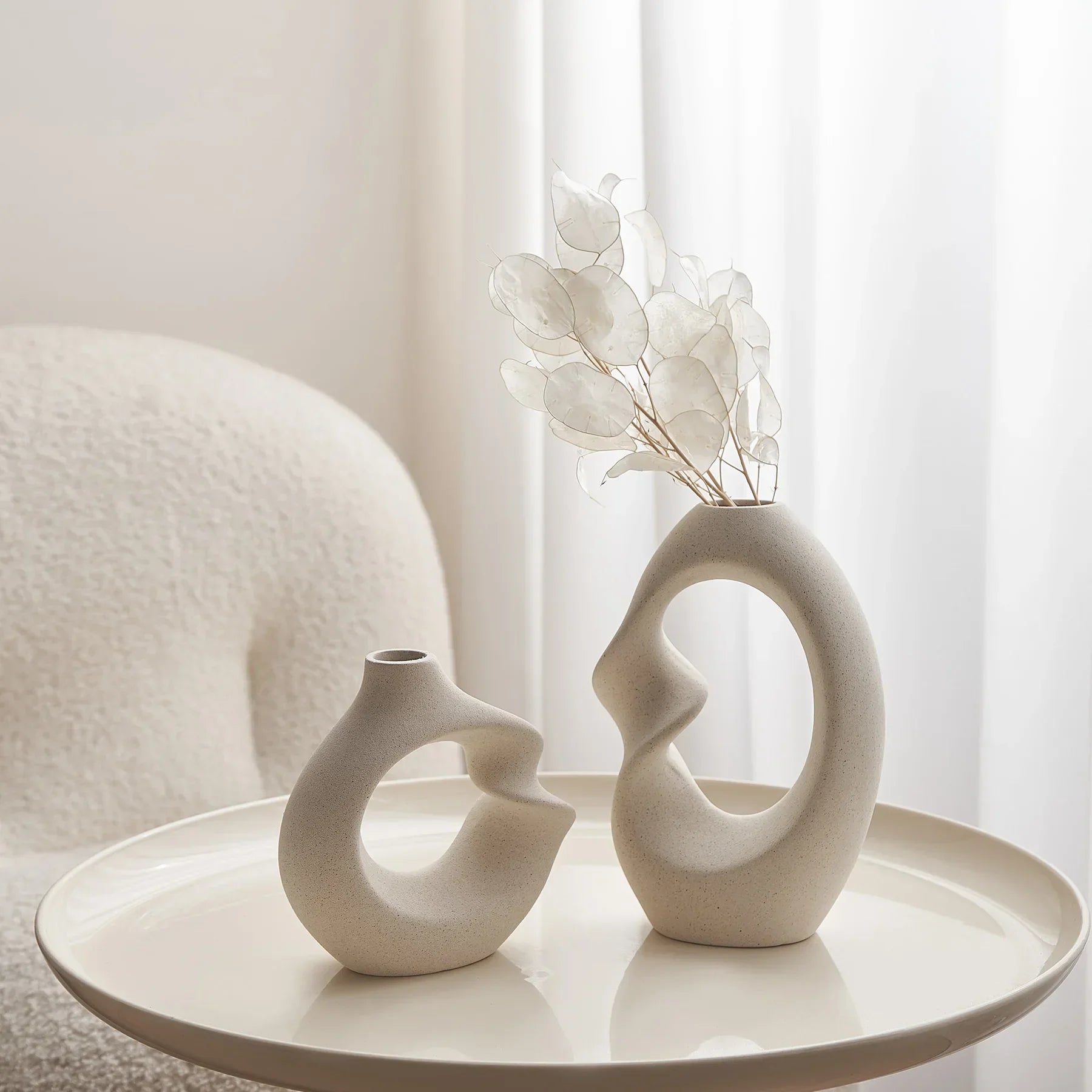 Onda Sculptural Vase Set