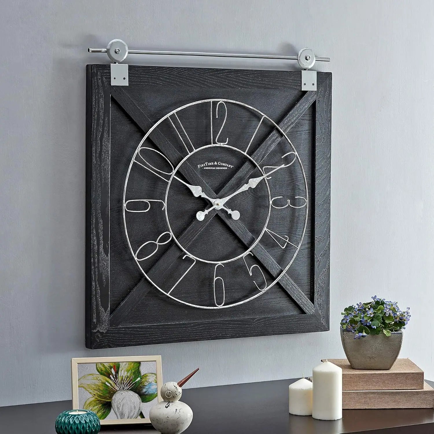 RusticClock - Horloge décorative pour la maison