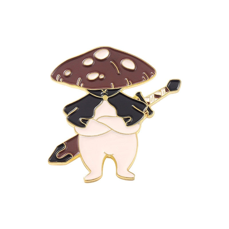 Mushroom Series Collection Enamel Pins