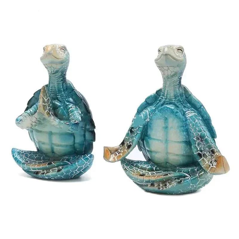 Figurines de Tortue de Mer Vrimlo® Yoga