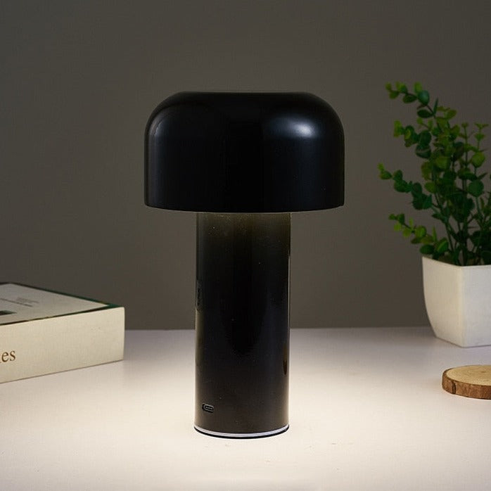 Lampe de table sans fil champignon de style italien