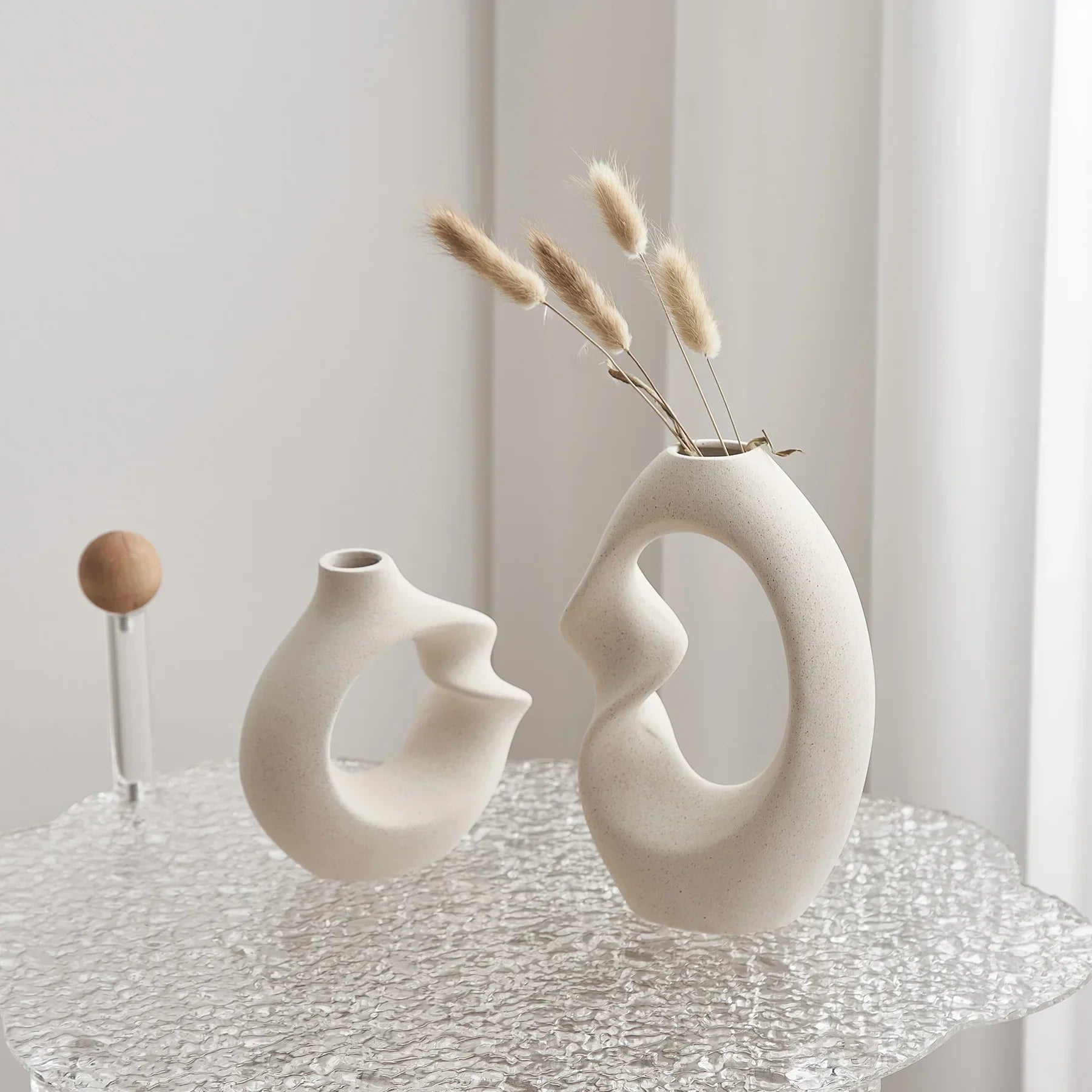 Onda Sculptural Vase Set