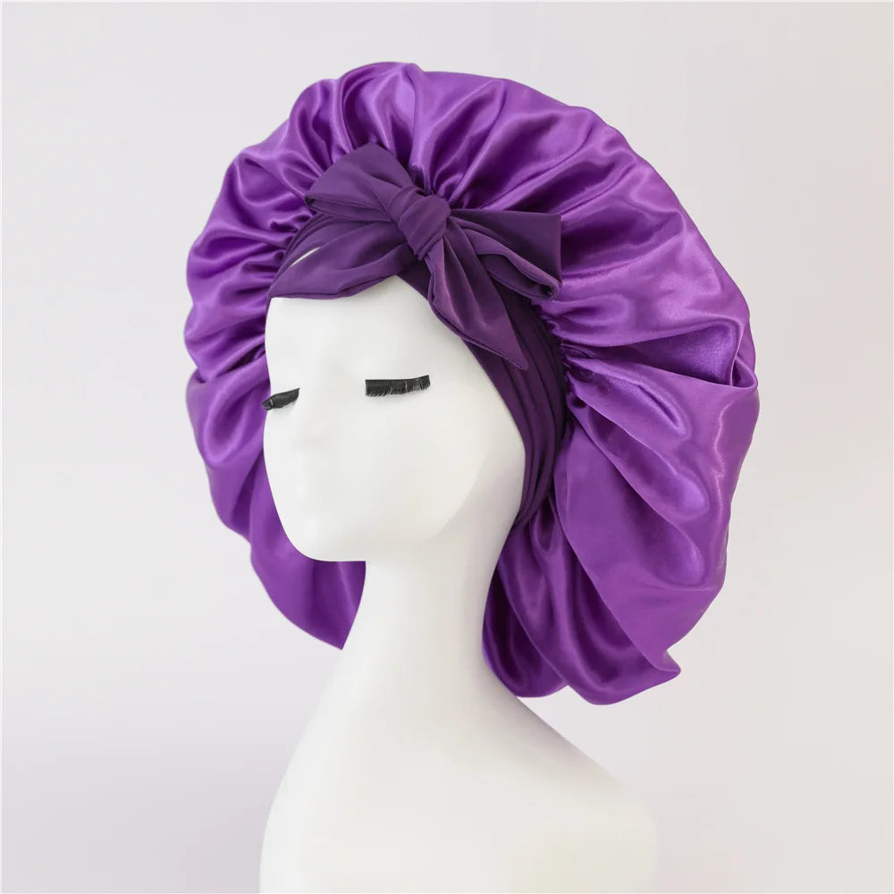 Bonnet en satin de soie - réveillez-vous avec des cheveux parfaits