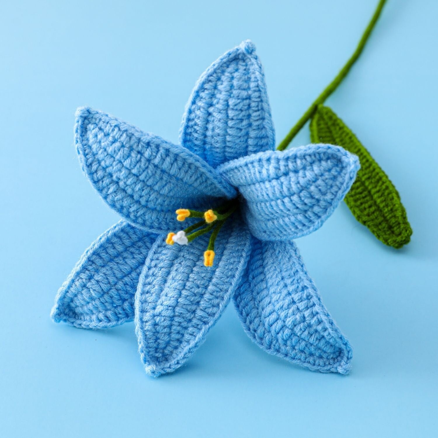 Lily Crochet Flowers Decor