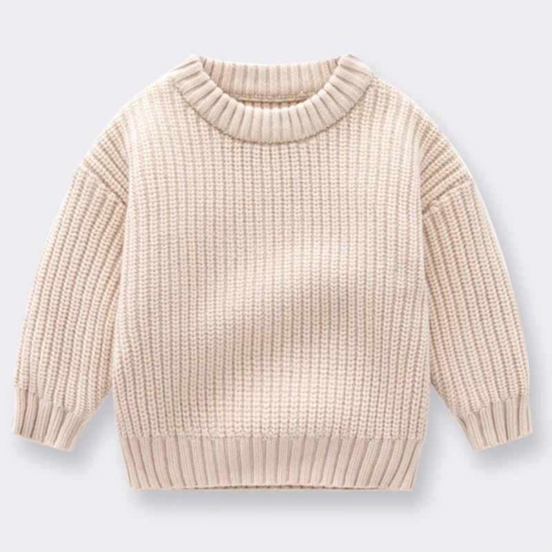 Aliyah's Snug Knit Baby Sweater – Unisex-Pullover für Herbst und Winter