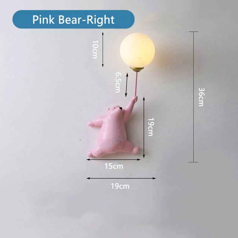 Polar Bear Wall Lamp