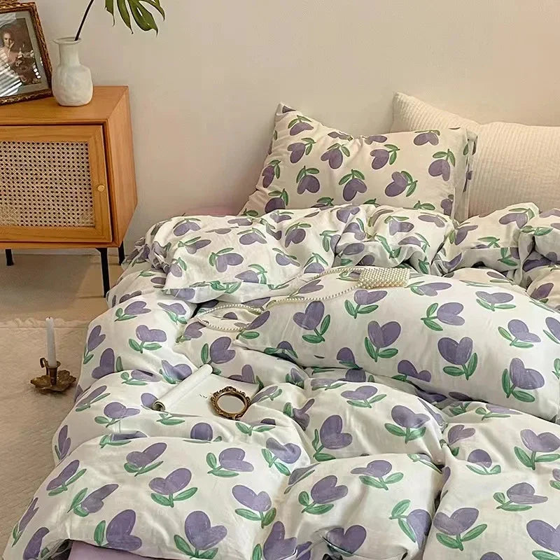 Set di biancheria da letto alla moda coreana