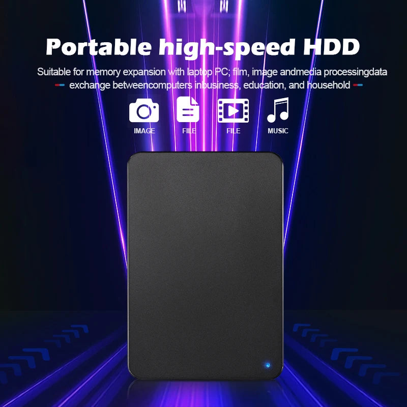 Disco rigido esterno portatile da 250 GB, 320 GB, 500 GB, 640 GB, 1 TB | HDD USB 3.0 ad alta velocità per laptop, PC, MacBook, PS4, PS5