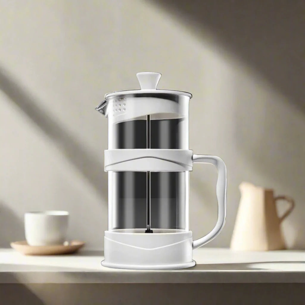 Stainless Steel French Press Coffee Maker – Portable Hand Press Coffee Brewer