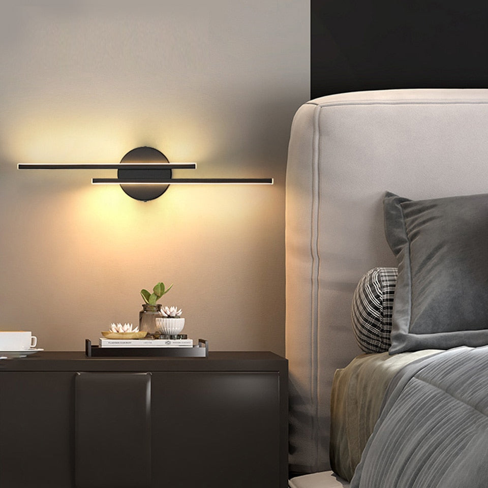 AiS Domine - LED-dimbare wandlamp met ontspiegeld ontwerp