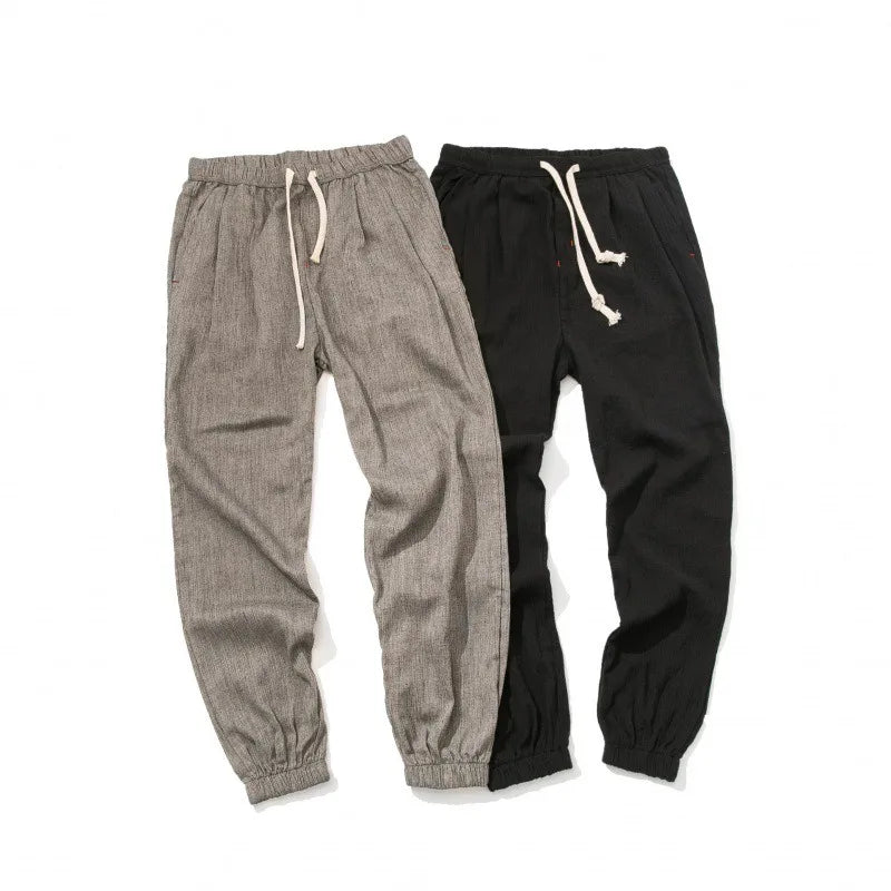 Men's Cotton Linen Harem Pants