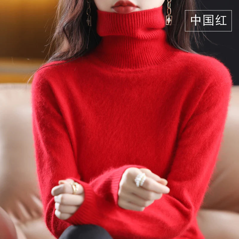 Sinead: Japanese-knit 100% Cashmere Sweater for women: autum&winter essential