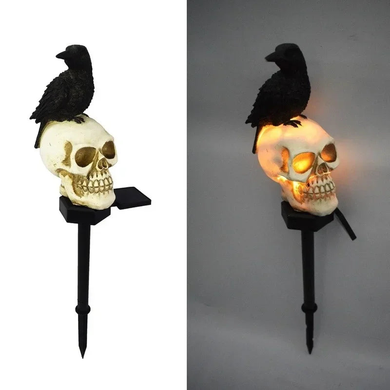 Raven Skull Zonnepadlicht