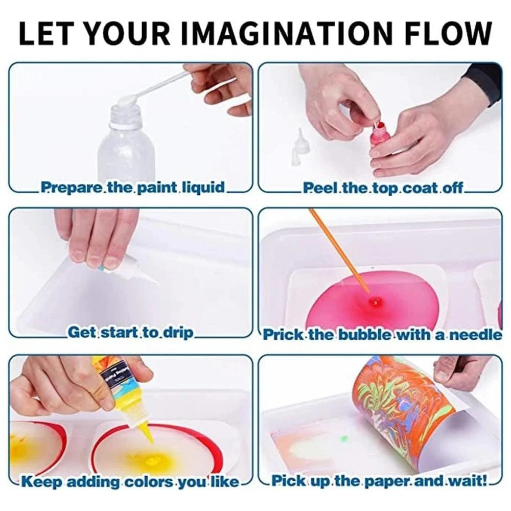 Water Marbling Paint Set™ - Crea opere d'arte con la marmorizzazione dell'acqua