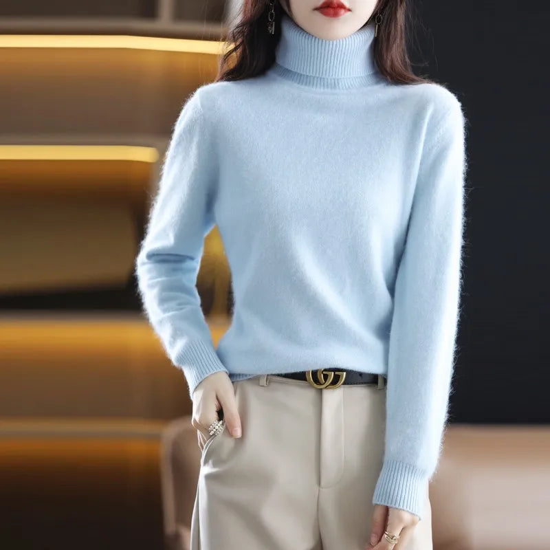 Sinead: Japanese-knit 100% Cashmere Sweater for women: autum&winter essential