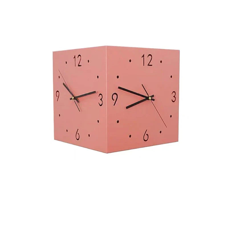 CornerTime – Creatieve, elegante vierkante wandklok