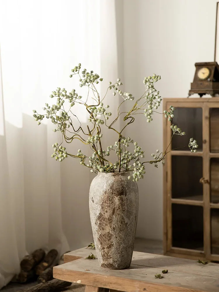 Meleret retro keramisk vase