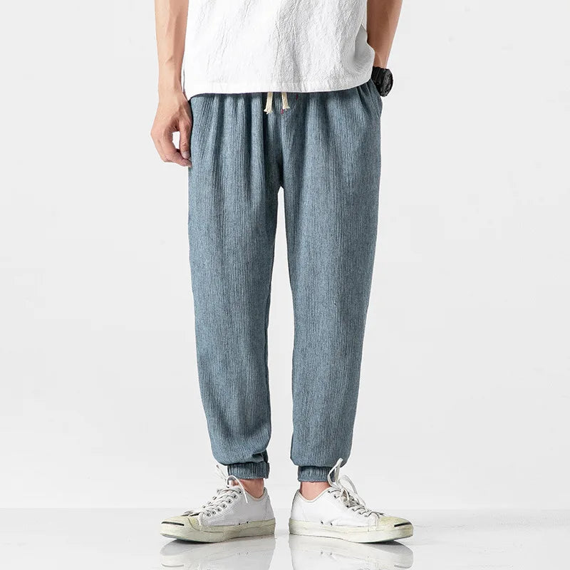 Men's Cotton Linen Harem Pants