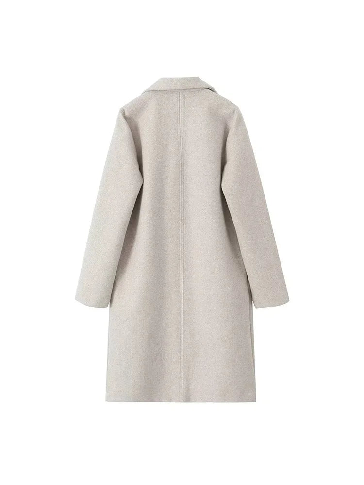 Maya: Cappotto/giacca lungo in misto lana autunno/inverno