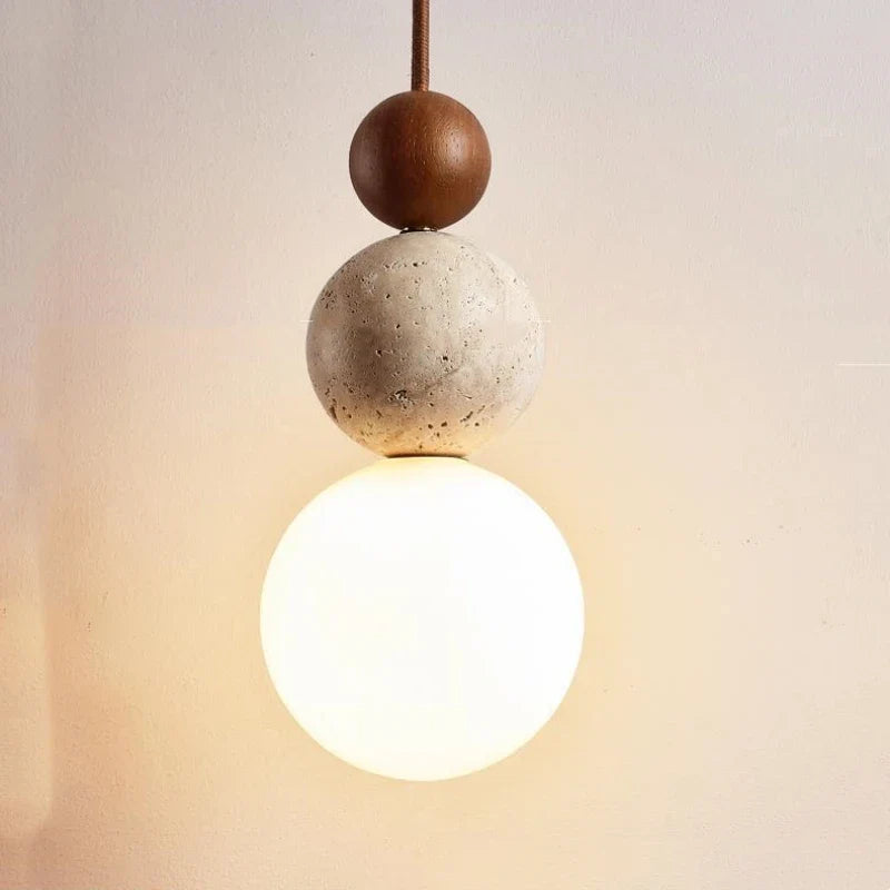 Wabi-Sabi stenen hanglamp