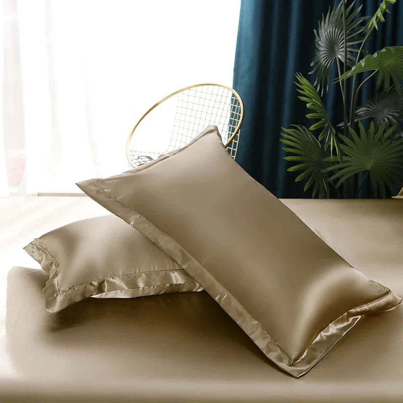 Luxurious Silk Bedding Ensemble: Elegance in Every Thread