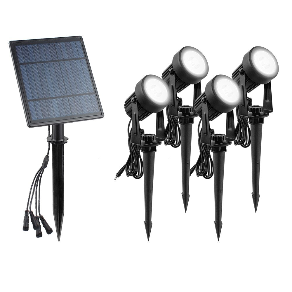 Solar Spotlight Vanntett IP65 Solar Powered LED