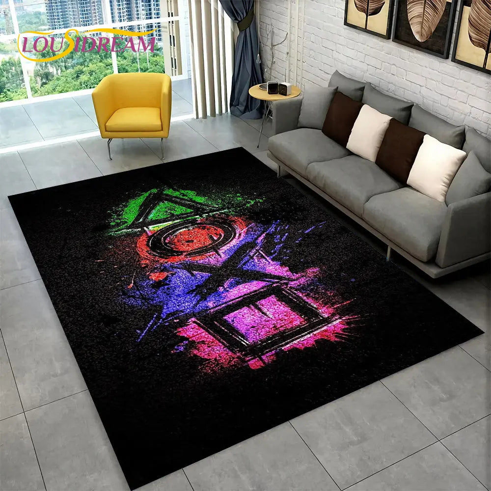 Alex 3D Cartoon Gamer Rug – Fun & Cozy Gamepad Carpet for Kids & Gamers