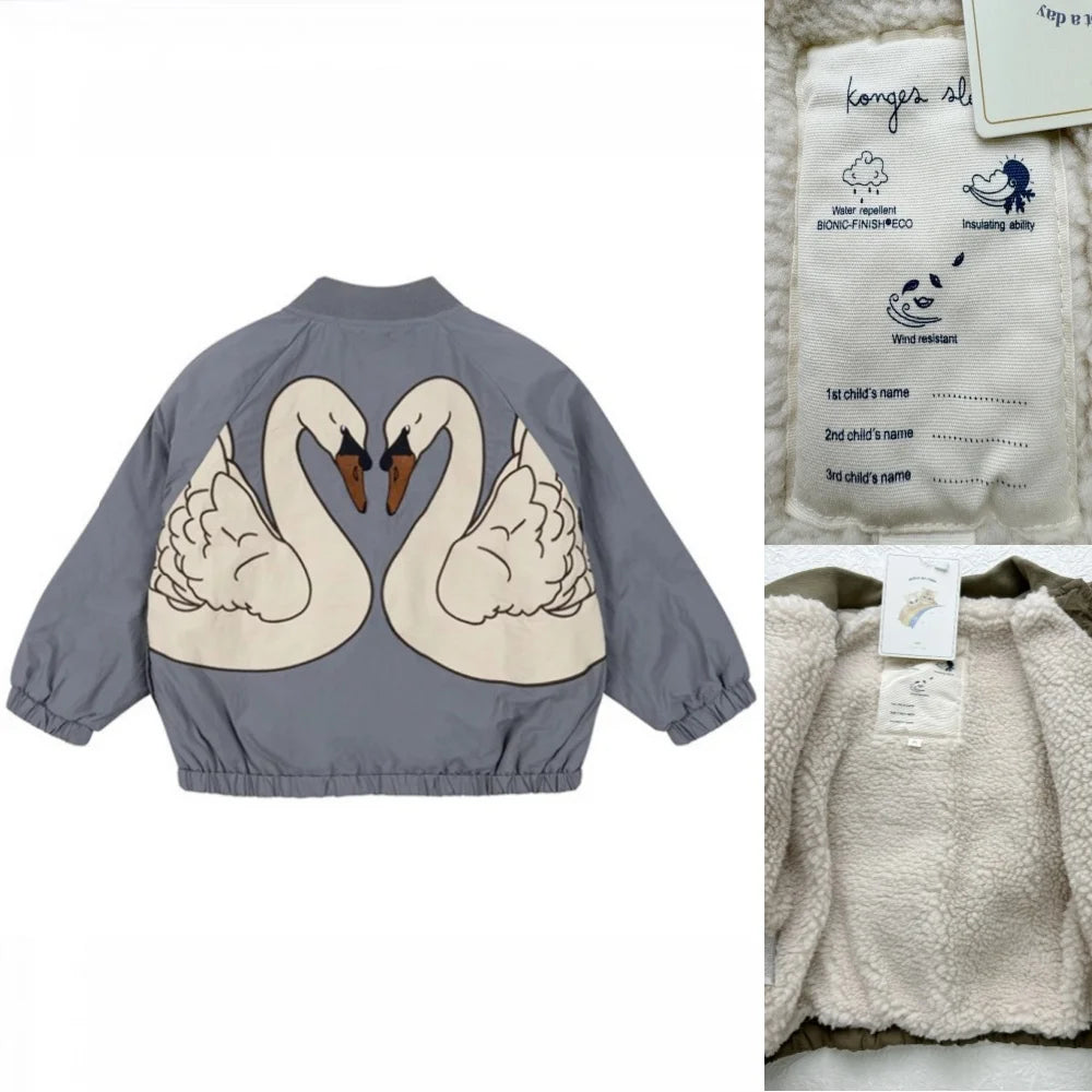 Gezellig lamswollen kinderjack – unisex winterbovenkleding voor peuters en kinderen