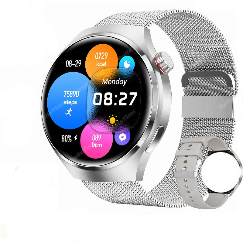 Smartwatch Ares Pro 2024: NFC, monitoraggio della salute, GPS e chiamate Bluetooth