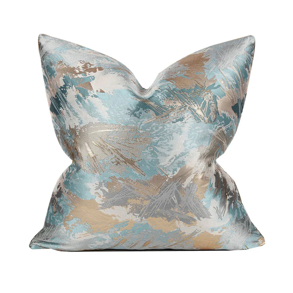 AbstractLuxe - Housse de coussin moderne pour le salon et la chambre