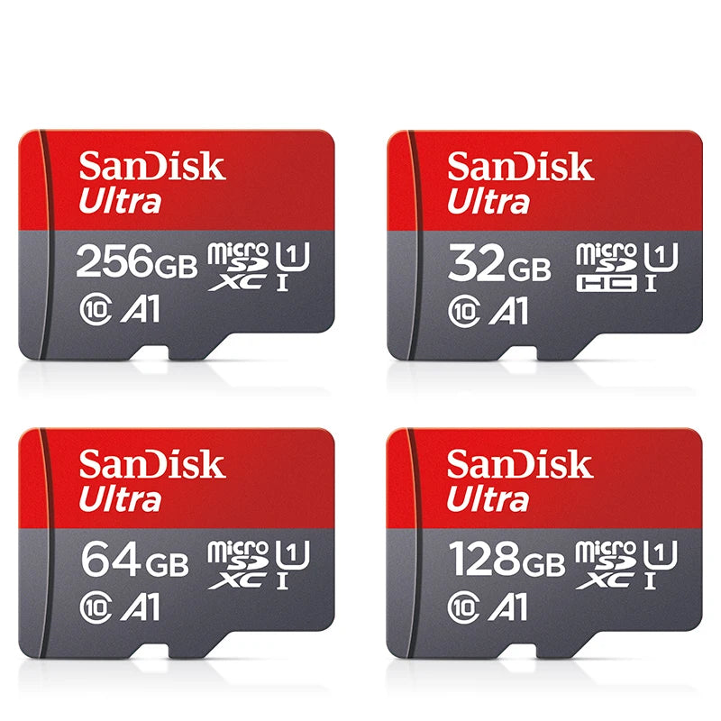 بطاقة ذاكرة ميكرو SD فئة 10 Ultra microsd 128GB 32GB 64GB 256GB 512GB A1 بطاقة فلاش SD TF للهواتف