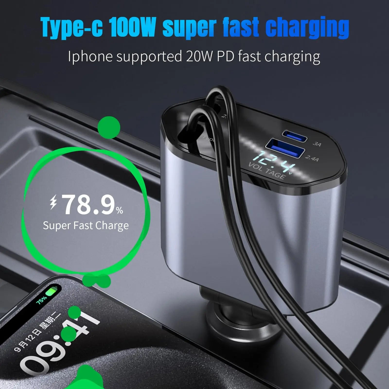 ChargeWave Pro – Tapis de chargement sans fil rapide pour tous les appareils