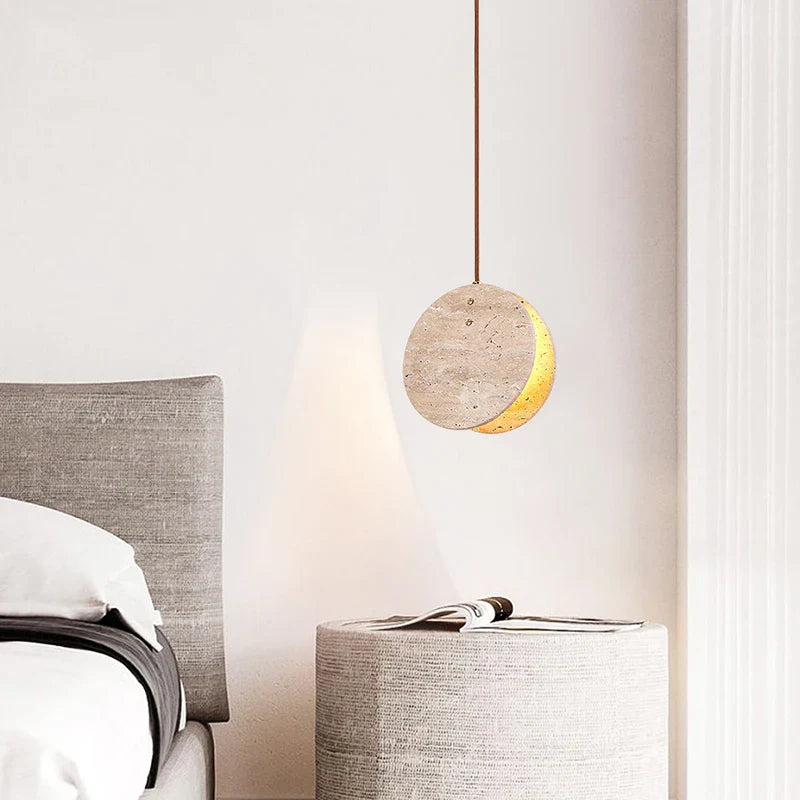 Tao Travertine Pendant Light