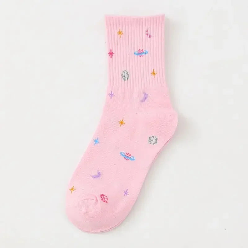 Chaussettes en coton cosmique