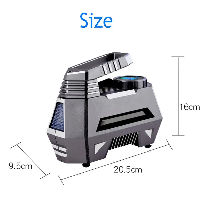 12V Digitaler Auto-Reifenpump - Ultra-schnelles Aufpumpen für platte Reifen & Pannenhilfe