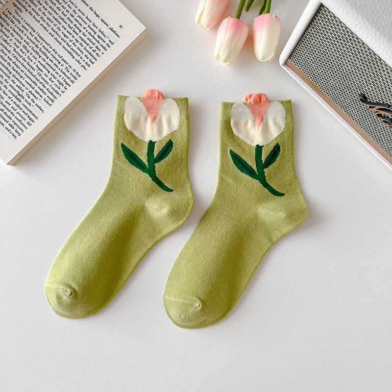 Blumen Socken